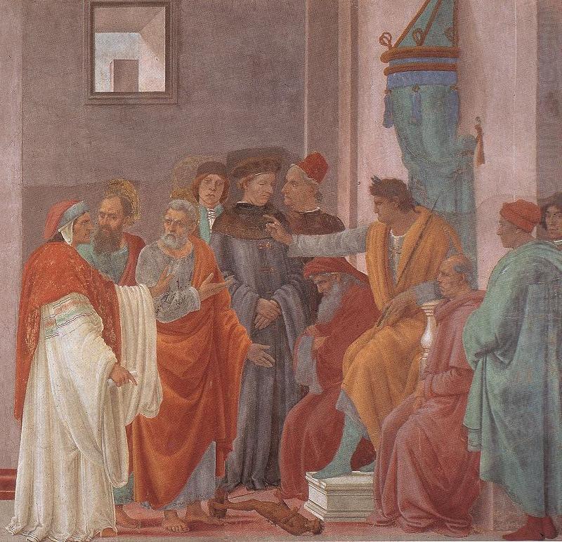 Disputation with Simon Magus and Crucifixion of Peter (right view) sg, LIPPI, Filippino